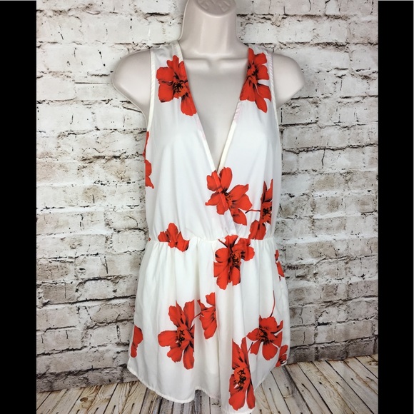 illa illa Pants - illa illa floral romper, medium